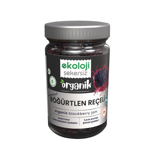 Organik Şekersiz Böğürtlen Reçeli 380 gr