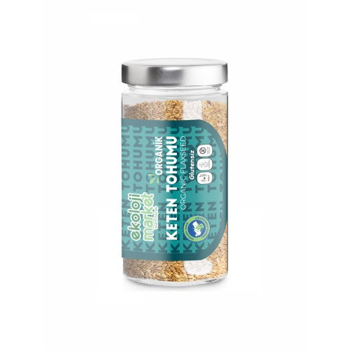 Organik Glutensiz Kavanoz Keten Tohumu 300 gr