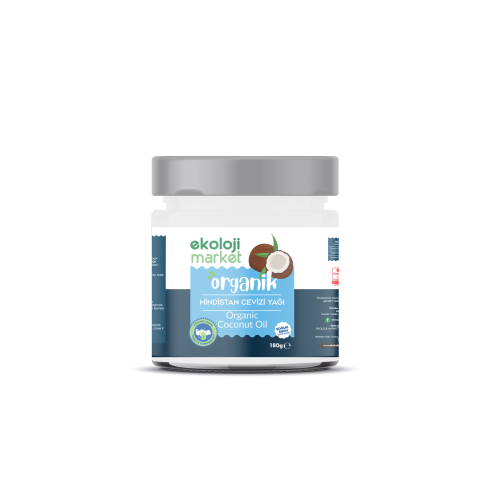 Organik Soğuk Sıkım Hindistan Cevizi Yağı 180 gr