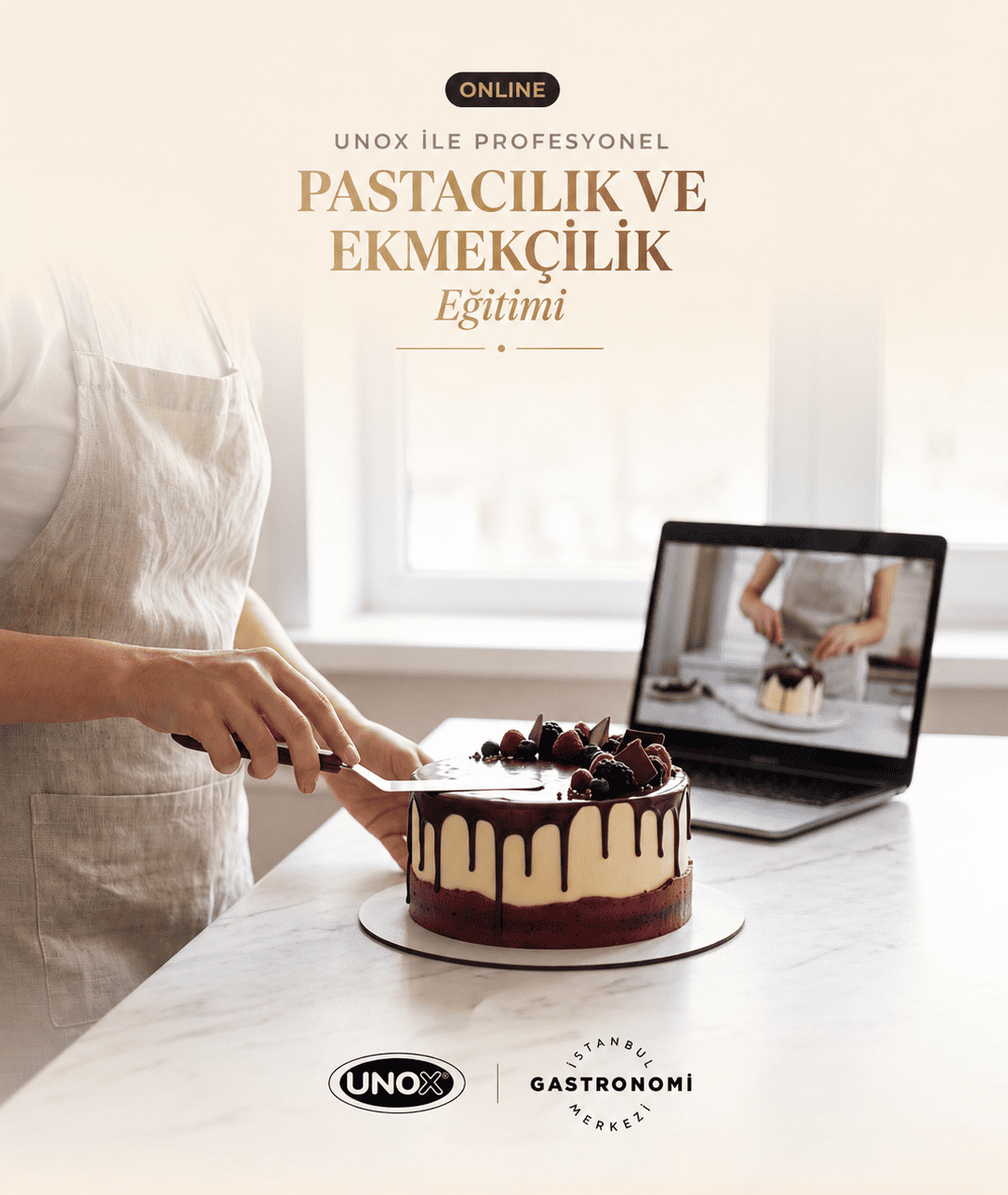 Unox ile Profesyonel Pastacılık ve Ekmekçilik Eğitimi (ONLINE)
