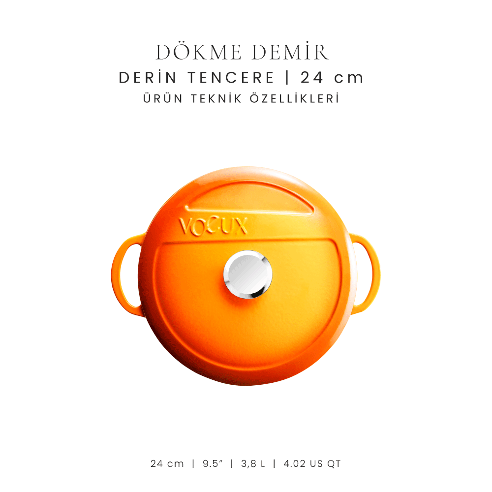 Voeux 24 cm Derin Tencere