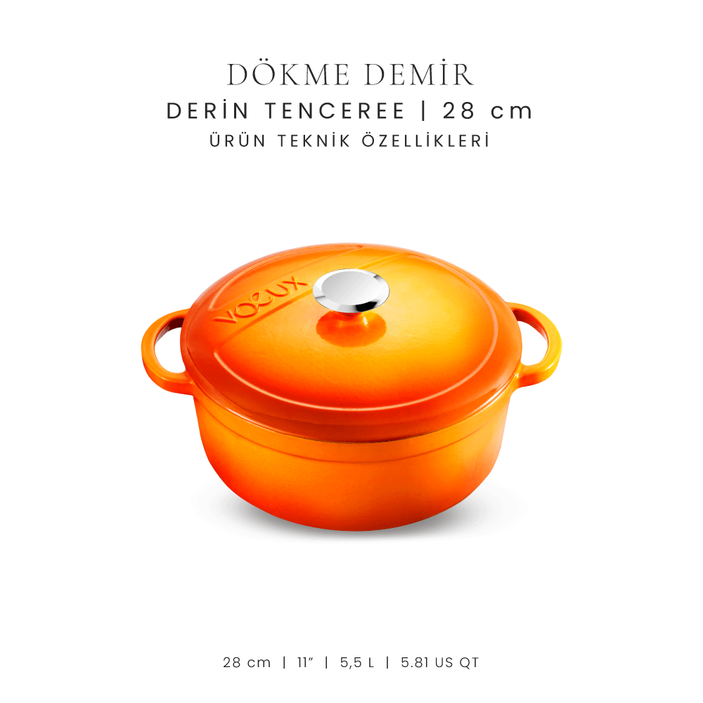 Voeux 28 cm Derin Tencere
