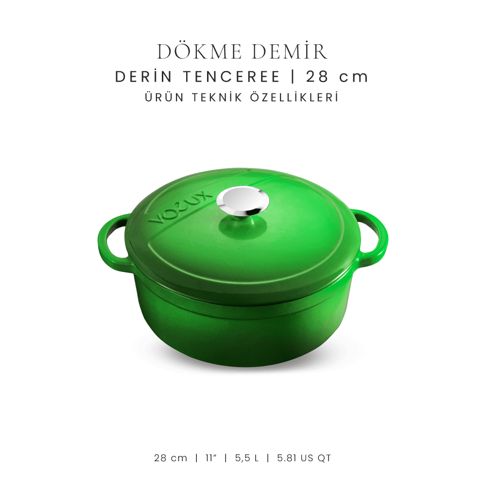 Voeux 28 cm Derin Tencere