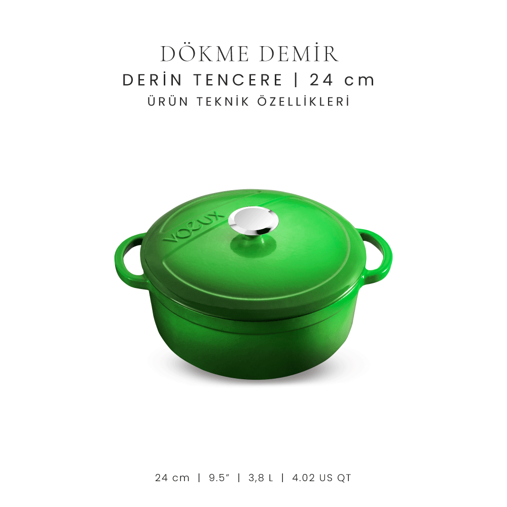 Voeux 24 cm Derin Tencere