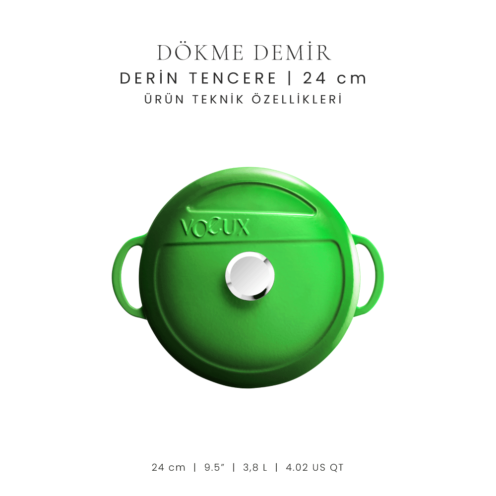 Voeux 24 cm Derin Tencere