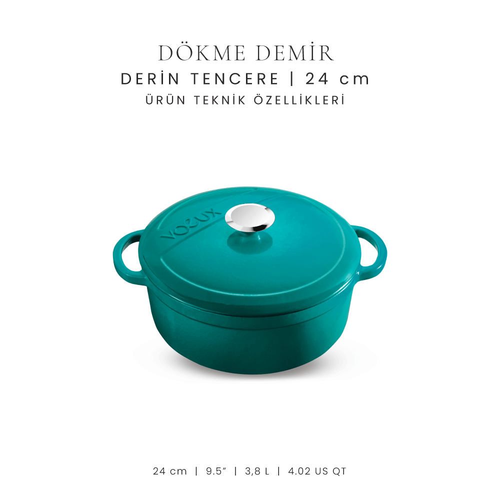 Voeux 24 cm Derin Tencere