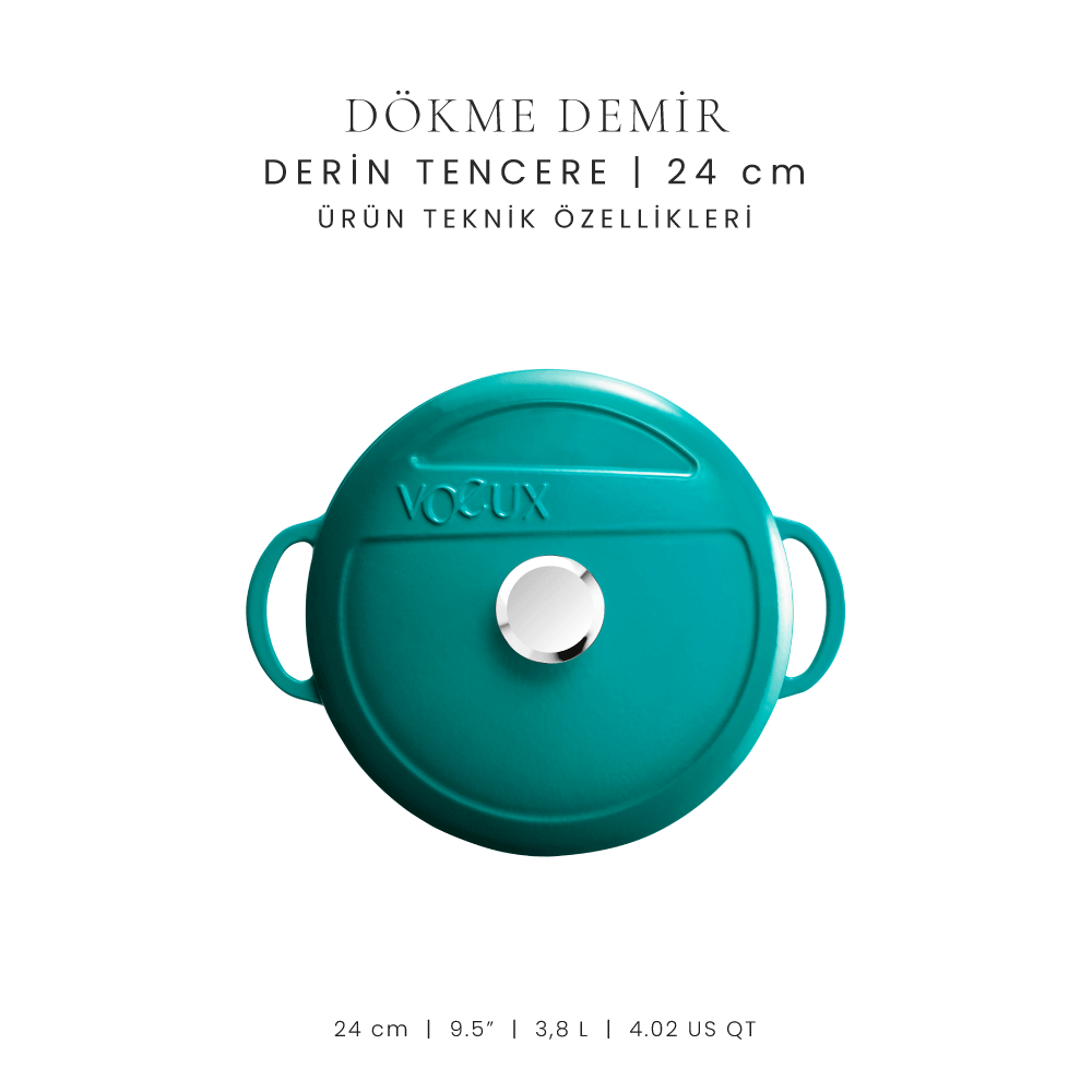 Voeux 24 cm Derin Tencere