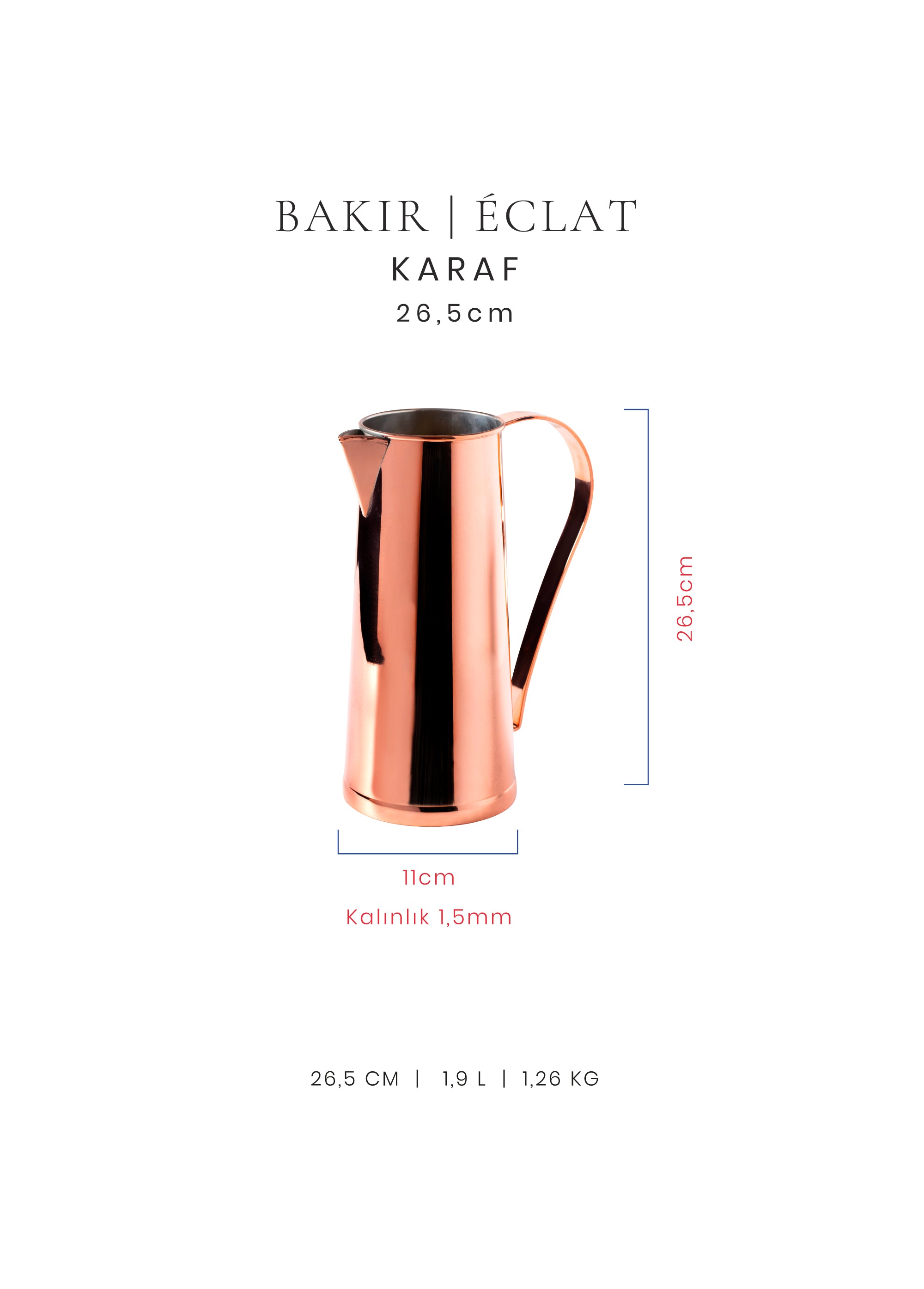 Voeux Karaf - Bakır - Eclat