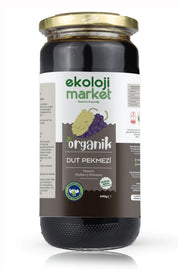 Organik Soğuk Sıkım Dut Pekmezi 640 gr