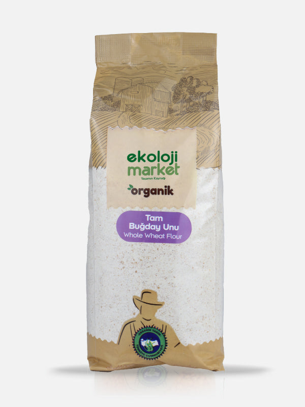 Organik Tam Buğday Unu 750 gr