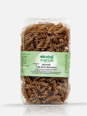 Organik Tam Siyez Burgu Makarna 300 gr