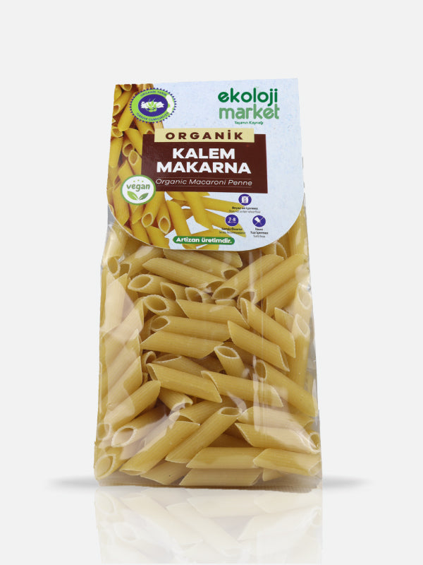 Organik Sade Kalem Makarna 300 Gr