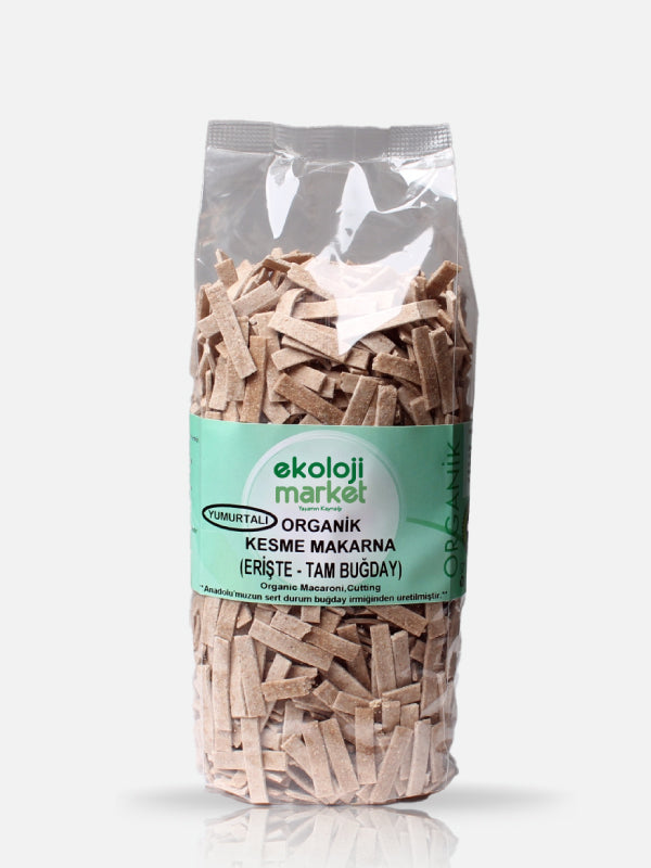 Organik Tam Buğday Erişte 400 Gr