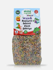 Organik Junior Ruşeymli Sebzeli Çiçek Şehriye 250 Gr