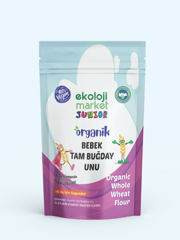 Organik Junior Tam Buğday Unu 250 Gr