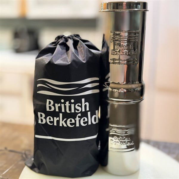 British Berkefeld - 1 Lt. Portatif Paslanmaz Çelik Su Arıtma Cihazı x 1 Ultra Sterasyl® Seramik Filtre -  W9361135-01