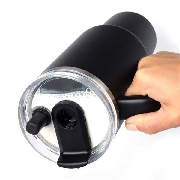 Lurch - “Big Cup” 1.2 L Fildişi, Paslanmaz Çelik Termos - Uzatılabilir Pipetli, Çift Cidarlı, Sızdırmaz - 270974