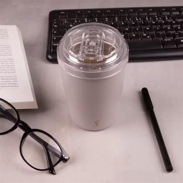 Lurch - "Coffee-To-Go" 300 ml Granit Gri, Paslanmaz Çelik Termos - Çift Cidarlı - 270985