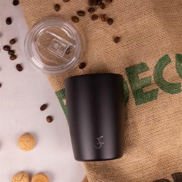 Lurch - "Coffee-To-Go" 300 ml Mat Siyah, Paslanmaz Çelik Termos - Çift Cidarlı - 270983