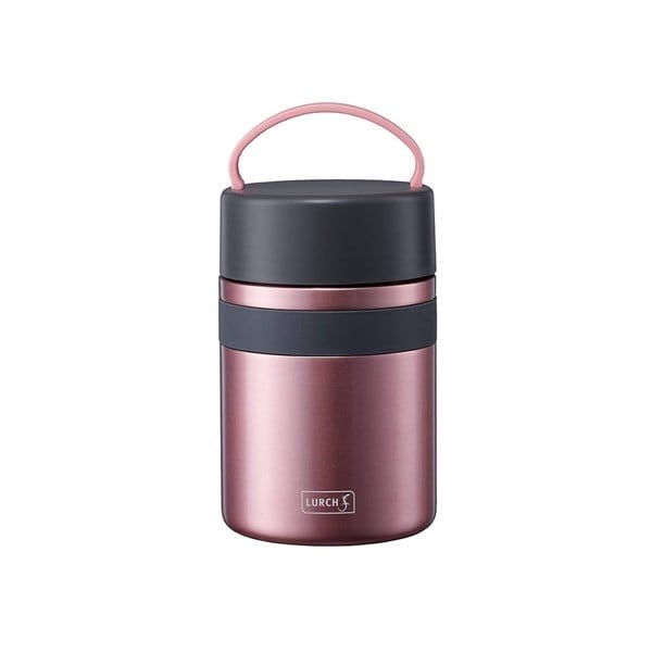 Lurch - "Iso-Pot" 800 ml Metalik Pembe, Paslanmaz Çelik - Çift Cidarlı Yemek Termosu - 240846