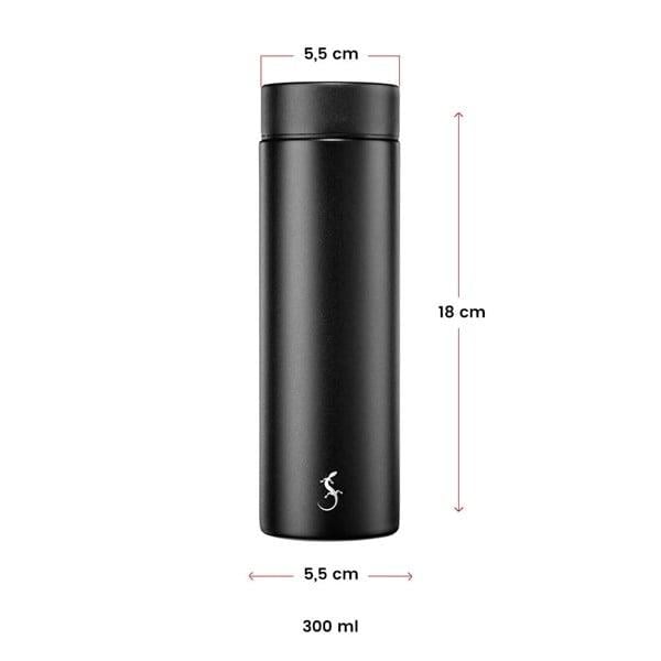 Lurch - Mini Termos 300 ml Granit Gri, Paslanmaz Çelik - Çift Cidarlı, Sızdırmaz - 270972