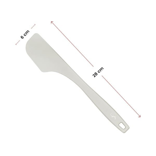 Lurch - Platin Silikon  Hamur Kazıyıcı 28 cm Açık Gri - Yanmaz, Yapışmaz, Bükülmez, Çizmez, Tat ve Koku Bırakmaz - 240006