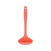 Lurch - Platin Silikon Çorba Kepçesi 28 cm Somon - Yanmaz, Yapışmaz, Bükülmez, Çizmez, Tat ve Koku Bırakmaz - 240072