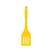 Lurch - Platin Silikon Delikli Spatula 32,5 cm Sarı - Yanmaz, Yapışmaz, Bükülmez, Çizmez, Tat ve Koku Bırakmaz - 240043