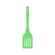 Lurch - Platin Silikon Delikli Spatula 32,5 cm Yeşil - Yanmaz, Yapışmaz, Bükülmez, Çizmez, Tat ve Koku Bırakmaz - 240083