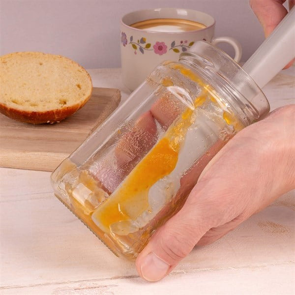 Lurch - Platin Silikon Mini Hamur Kazıyıcı 26 cm Açık Gri - Yanmaz, Yapışmaz, Bükülmez, Çizmez, Tat ve Koku Bırakmaz - 240005