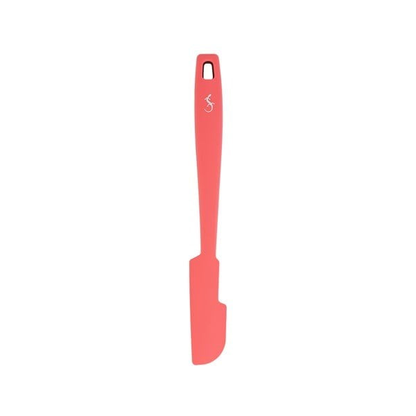 Lurch - Platin Silikon Mini Hamur Kazıyıcı 26 cm Somon - Yanmaz, Yapışmaz, Bükülmez, Çizmez, Tat ve Koku Bırakmaz - 240065
