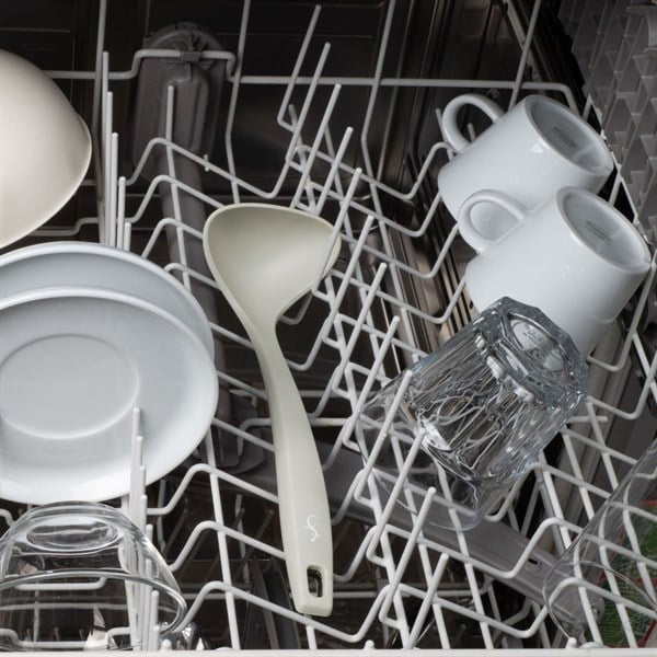 Lurch - Platin Silikon Sos Kepçesi 28 cm Açık Gri - Yanmaz, Yapışmaz, Bükülmez, Çizmez, Tat ve Koku Bırakmaz - 240015