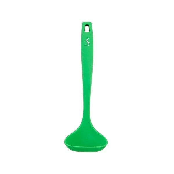 Lurch - Platin Silikon Sos Kepçesi 28 cm - Yeşil - Yanmaz, Yapışmaz, Bükülmez, Çizmez, Tat ve Koku Bırakmaz - 240095