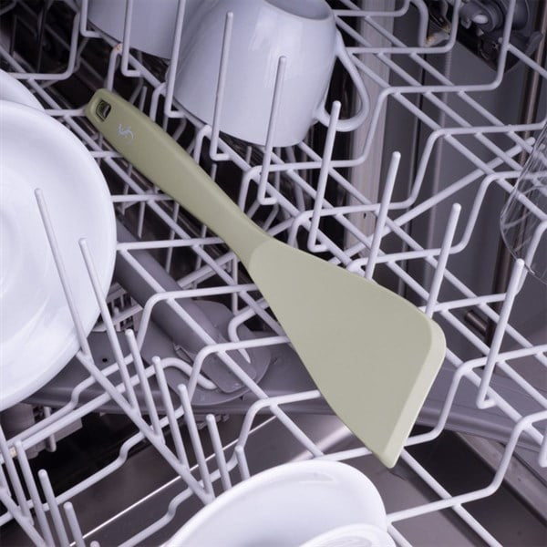 Lurch - Platin Silikon Spatula 28 cm Açık Gri - Yanmaz, Yapışmaz, Bükülmez, Çizmez, Tat ve Koku Bırakmaz - 240004