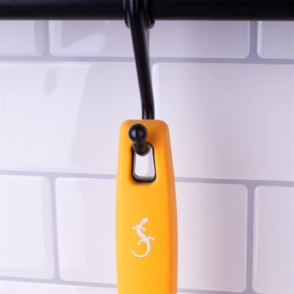 Lurch - Platin Silikon Yemek Kaşığı 28 cm Sarı - Yanmaz, Yapışmaz, Bükülmez, Çizmez, Tat ve Koku Bırakmaz - 240041