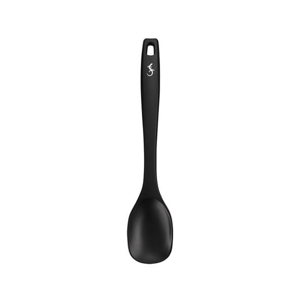 Lurch - Platin Silikon Yemek Kaşığı 28 cm Siyah - Yanmaz, Yapışmaz, Bükülmez, Çizmez, Tat ve Koku Bırakmaz - 240601