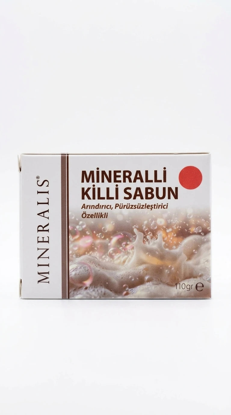 Doğal 84 Mineralli Kırmızı Killi Sabun: Cildinize Doğa Dokunuşu