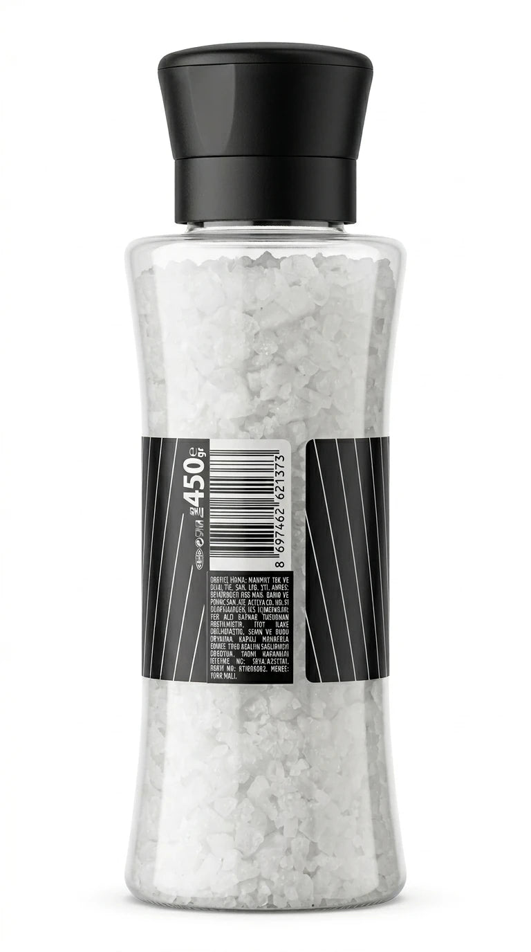 Doğal Kaynak Tuzu Seramik Değirmen 450 Gr.