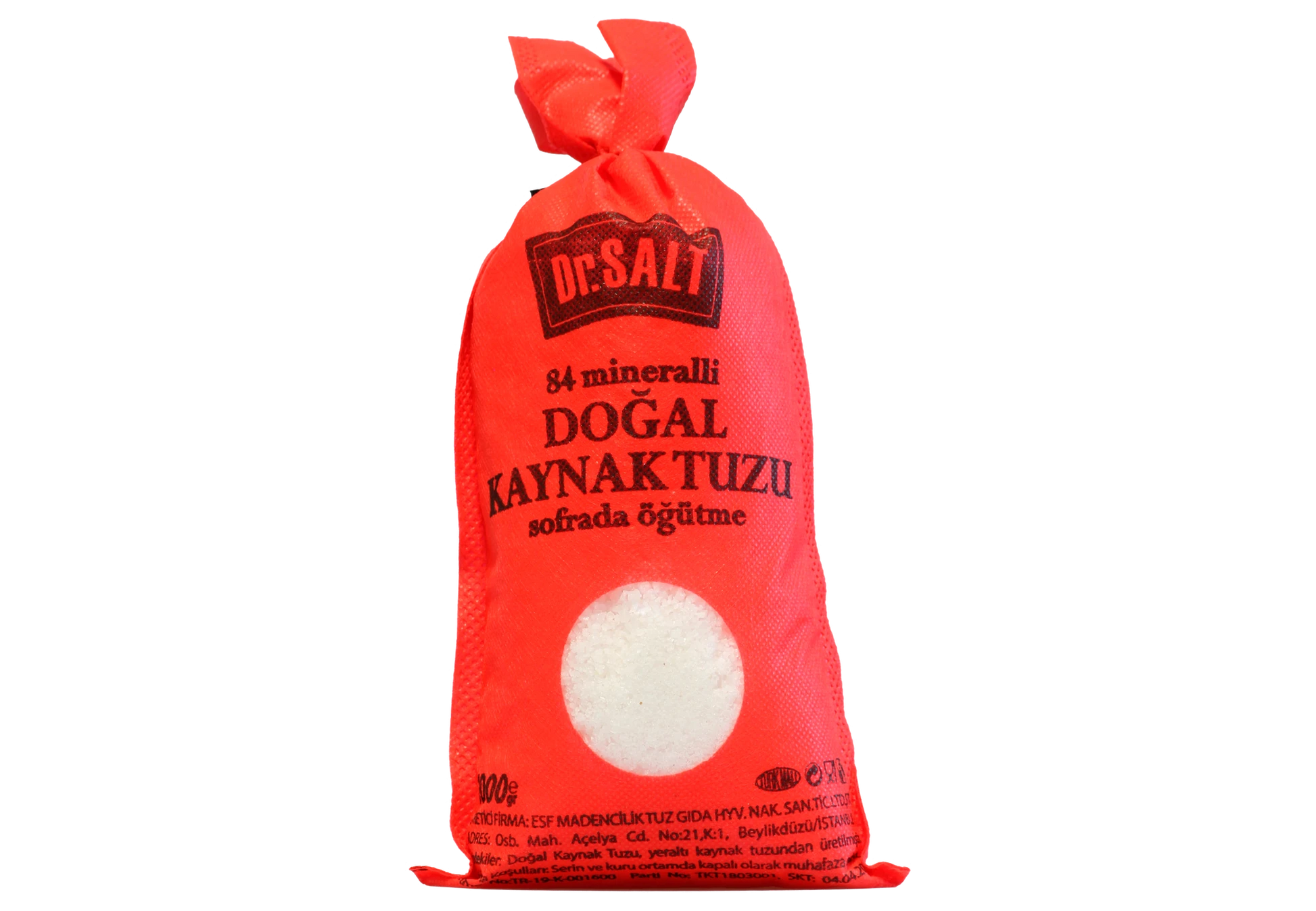 84 Mineralli Doğal Kaynak Tuzu Bez Paket -  1000 Gr.