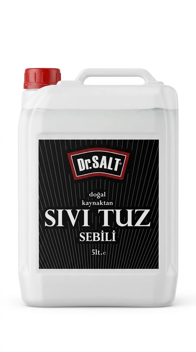 Doğal Kaynak ve Sıvı Tuz Çözeltisi Yemek Paketi