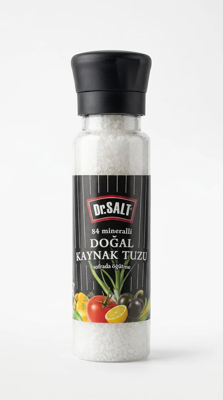Doğal Kaynak ve Sıvı Tuz Çözeltisi Yemek Paketi