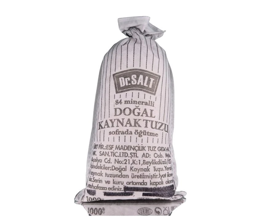 Doğal Kaynak ve Sıvı Tuz Çözeltisi Yemek Paketi