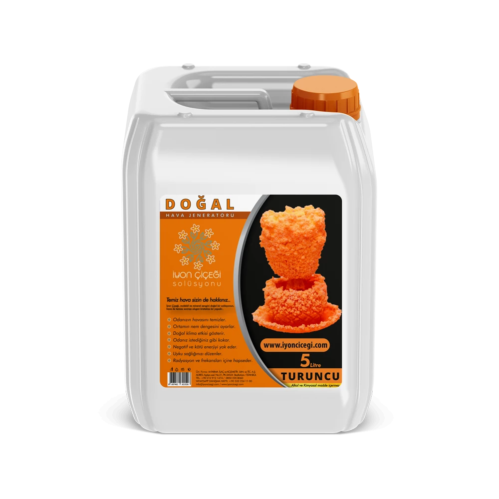 İyon Çiçeği Solüsyonu 5 Litre - 6 Farklı Renk