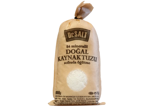84 Mineralli Doğal Kaynak Tuzu Bez Paket -  1000 Gr.