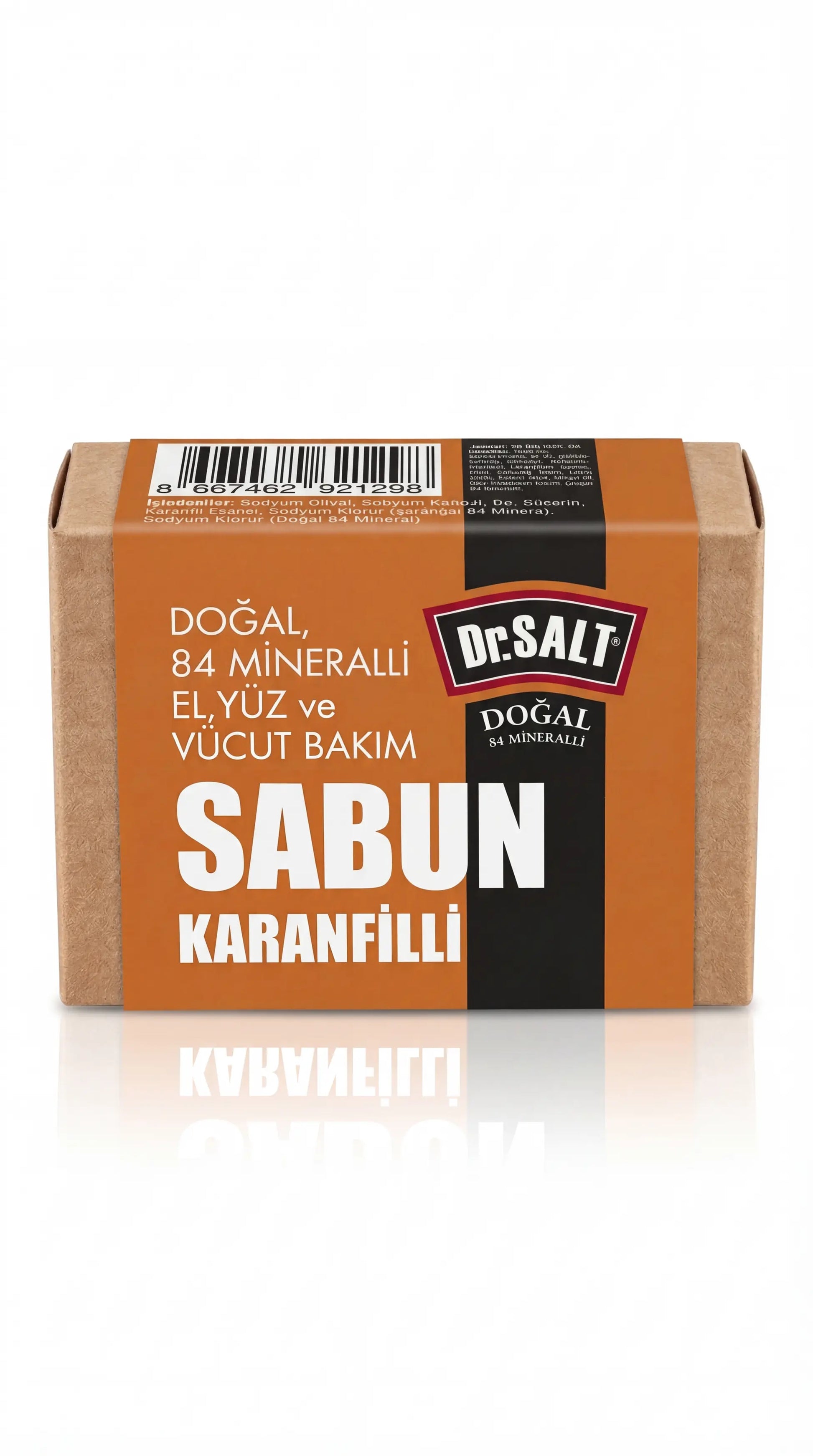 84 Mineralli Doğal Özler ve Baharatlar İçeren Sabun