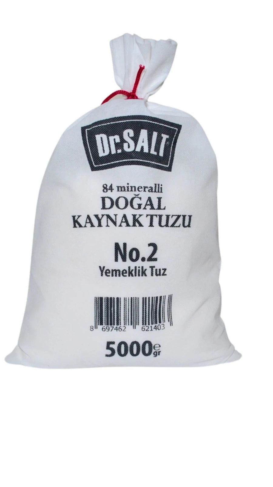 84 Mineralli Doğal Kaynak Tuzu 5 Boyut ve Numara Bez Paket - 5000 Gr. - 5 Kg.
