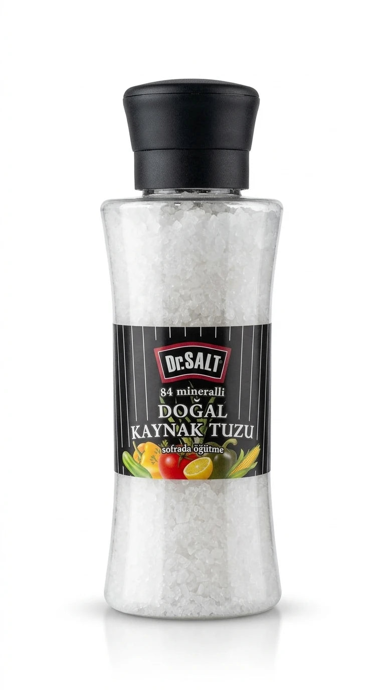 Doğal Kaynak ve Sıvı Tuz Çözeltisi Yemek Paketi