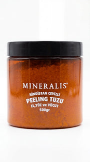 Yeni Ürün - Mineralis 84 Mineralli Peeling Tuzu - Doğal Yağlar ve Özler İçeren Peeling Tuzu 500 gr