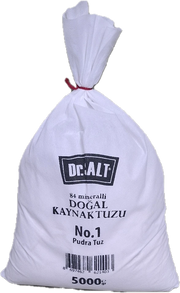 84 Mineralli Doğal Kaynak Tuzu 5 Boyut ve Numara Bez Paket - 5000 Gr. - 5 Kg.