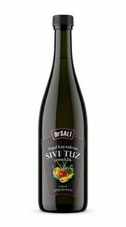 84 Mineralli Doğal Sıvı Tuz  Çözeltisi Yemeklik Cam Şişe - 940 Gr. 750 Ml.
